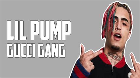 Lil Pump – Gucci Gang Lyrics .